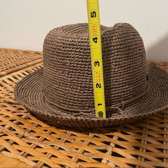 Original Australian Kaminski brown raffia hat - Picture 8 of 11